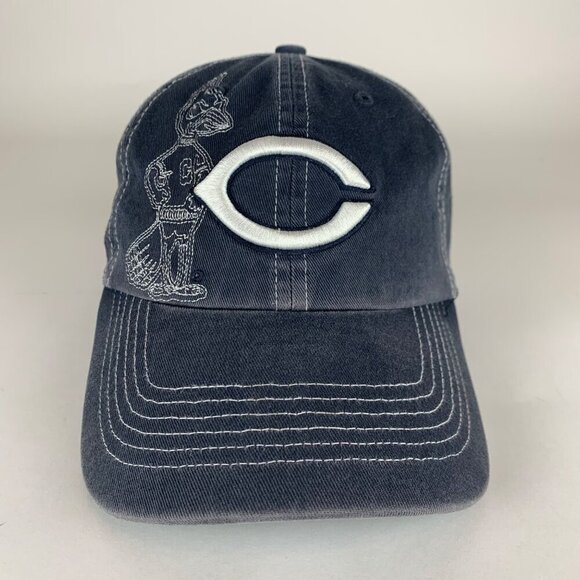 Creighton Blue Jays NCAA Navy Blue Twins Enterprise Franchise Fitted Hat Small - Picture 2 of 6